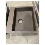 25" x 22" Composite Dual Mount Sink in Brown