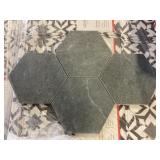 Hexagon Porcelain Mosaic Tile x 100Sheets