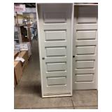 28" x 80" RH 5-Panel Primed White Interior Door