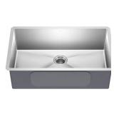 32" Undermount Single Bowl Sink in SS