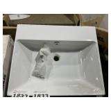 23.5" Catalano Single Bowl Sink in White