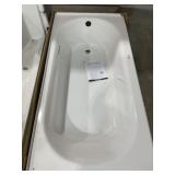 60" x 30" Acrylic RH Bathtub in White w Apron
