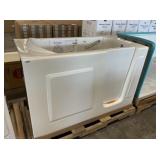 60" Right Hand Walk In Tub In White
