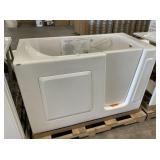 60" RH Walk In Bathtub In White