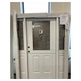 Sure Rock RH Primed Fiberglass Entry Door