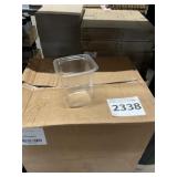 4" Square 32oz. Deli Containers ( No lid) x 1 Case