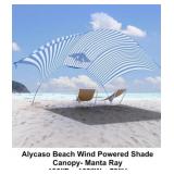 Alycaso Beach Wind Powered Manta Ray Shade