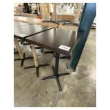 24" x 30" x 42" Dark Oak Patio Table