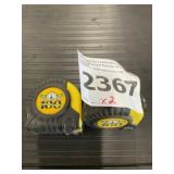 Sutherlands Proï¿½ 100 Year Tape Measures x 2