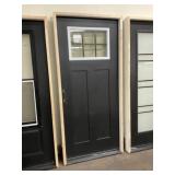 36" x 80" RH Fiberglass Craftsman Exterior Door