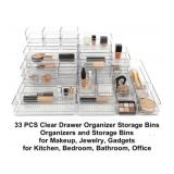 Maxset 33pc Storage Box Organizer Set x 2
