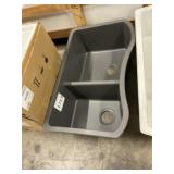 30" Dark Gray 60/40 Composite Sink