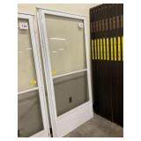 38" x 80" LH Mobile Home Aluminum Storm Door