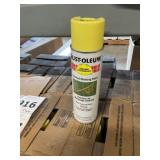 15oz Rustoleum YELLOW Inverted Marking Paint x12
