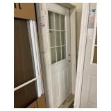 36" x 80" LH 9-Lite Steel Exterior Door