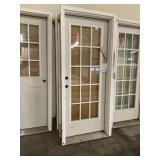 32" x 80" Steel RH 15-Lite Exterior Door