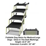 PriorPet Folding Dog Steps-Glow in Dark Edge