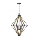 Quoizelï¿½ 4-Bulb Pendant Light in Bronze