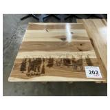 24" x 24" x 24" Hickory/ Sassafras Deco Table