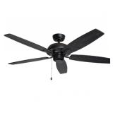 Vasil 52" Indoor Ceiling Fan in Black