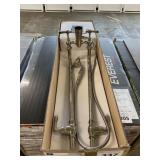 DXV Floor Mounted Tub Filler In Platinum Nickel