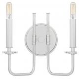 Ashley 2-Bulb Wall Sconce in Nickel x 3