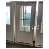 36" x 80" LH Fiberglass MV Exterior Door