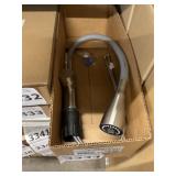 Transolidï¿½ Dual Spray Gray Flexi-Faucet