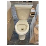 American Standard Elongated Toilet In Bone