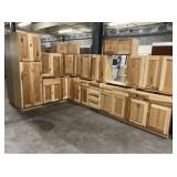 15pc.Silvercreek Hickory Shaker 30" Kitchen