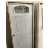 36" x 80" RH Steel Deco Glass Exterior Door