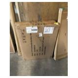 22" x 30" White Farmhouse Barn Door Mirror x2
