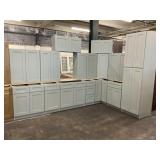 15pc. Silvercreek Fresh Sage 36" Kitchen Set