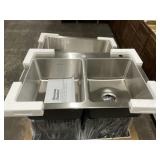 American Standard Stainless Dbl Bowl Sink x 2
