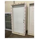 36" x 80" LH Steel 2-Panel Exterior Door