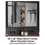 Wanzvisk 40 X 30 Mirror With Black Frame
