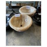 16-1/2"DIA Round Marble Vessel Sink