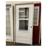 36" x 80" LH Fiberglass MV Exterior Door