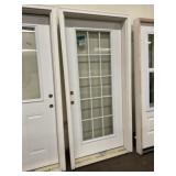 36" x 80" Steel RH 15-Lite Exterior Door