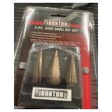 Irontonï¿½ 5pc Step Drill Bit Set