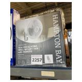 Hampton Bayï¿½ 16" Oscillating Wall-Mount Fan