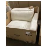 Pleather Chair To Sectional In White