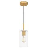 Ashley 1-Bulb Pendant Light in Brass x 2