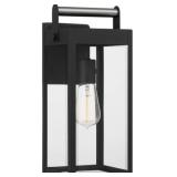 Ashley 1-Bulb Wall Lantern in Black x 2