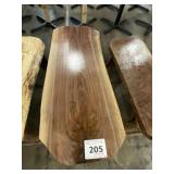 17" x 44" x 20" Amish Made Walnut/Sassafras Bench