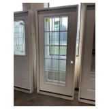 36" x 80" LH Fiberglass FV 15-Lite Exterior Door