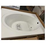 60" x 42" LH White Jacuzzi Luxury Bath