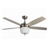 Tulip 52" Indoor Ceiling Fan in Nickel x 2