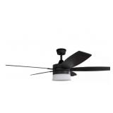 Ghost 52" Indoor Ceiling Fan in Black
