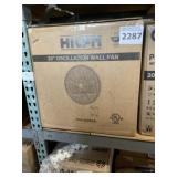 HICFMï¿½ 20" Oscillation Wall Fan